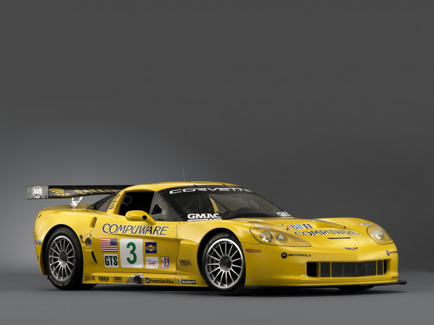 Обои картинки фото corvette c6, r 2005, автомобили, corvette, 2005, c6-r