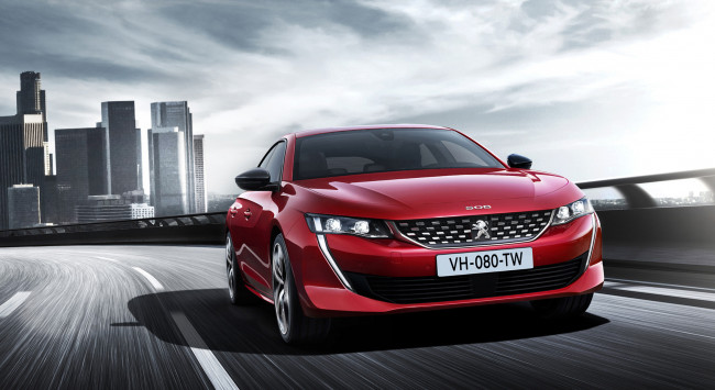Обои картинки фото peugeot 508 gt 2019, автомобили, peugeot, красный, 2019, gt, 508