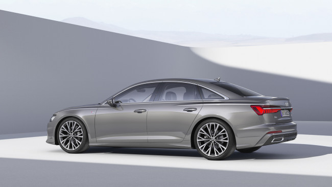 Обои картинки фото audi a6 2019, автомобили, audi, a6, серый, 2019