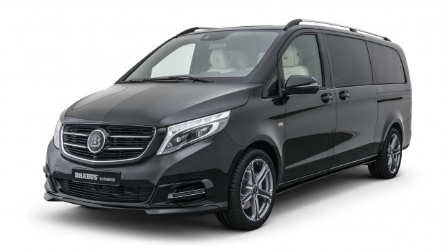 Обои картинки фото brabus business plus based on mercedes-benz v-class 2018, автомобили, brabus, 2018, v-class, mercedes-benz, plus, based, business