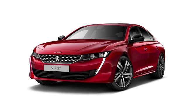 Обои картинки фото peugeot 508 gt 2019, автомобили, peugeot, красный, 2019, 508, gt