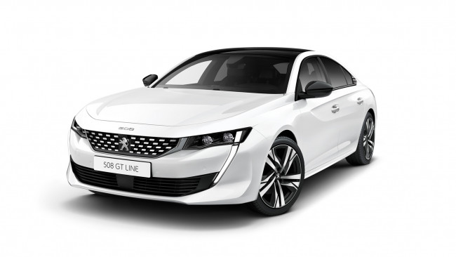 Обои картинки фото peugeot 508 gt line 2019, автомобили, peugeot, 2019, gt, 508, line, белый