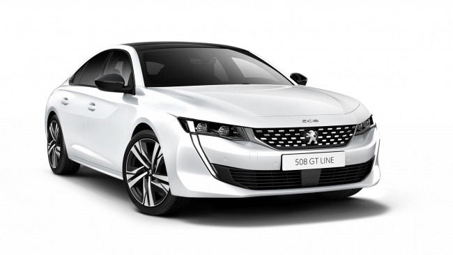 Обои картинки фото peugeot 508 gt line 2019, автомобили, peugeot, белый, 2019, line, 508, gt