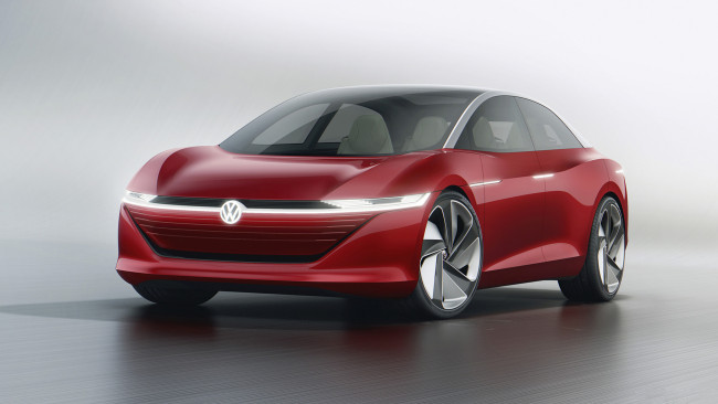 Обои картинки фото volkswagen i,  vizzion concept 2018, автомобили, volkswagen, 2018, vizzion, concept, i, d