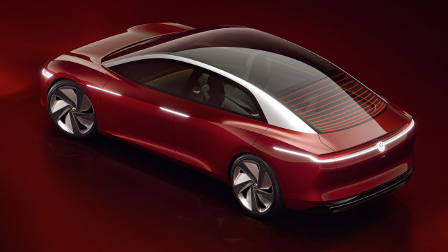 Обои картинки фото volkswagen i,  vizzion concept 2018, автомобили, volkswagen, 2018, concept, i, d, vizzion