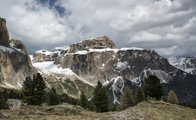 Обои картинки фото природа, горы, простор