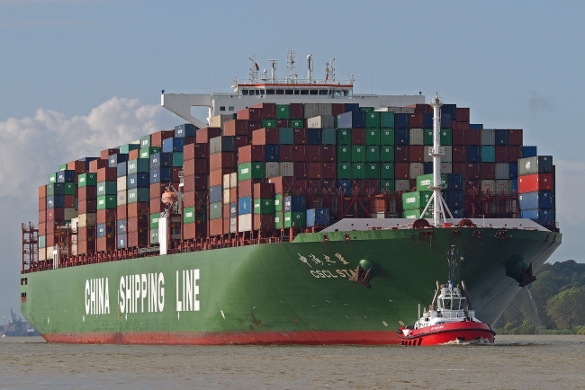 Обои картинки фото корабли, грузовые суда, контейнеровоз