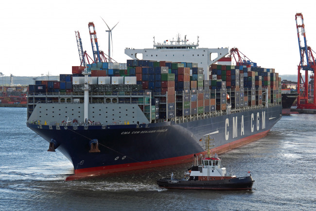 Обои картинки фото корабли, грузовые суда, контейнеровоз