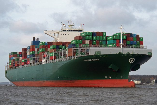 Обои картинки фото корабли, грузовые суда, контейнеровоз