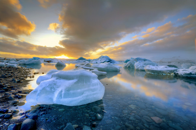 Обои картинки фото природа, айсберги и ледники, простор