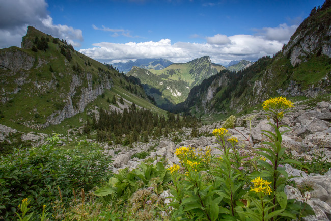 Обои картинки фото природа, горы, простор