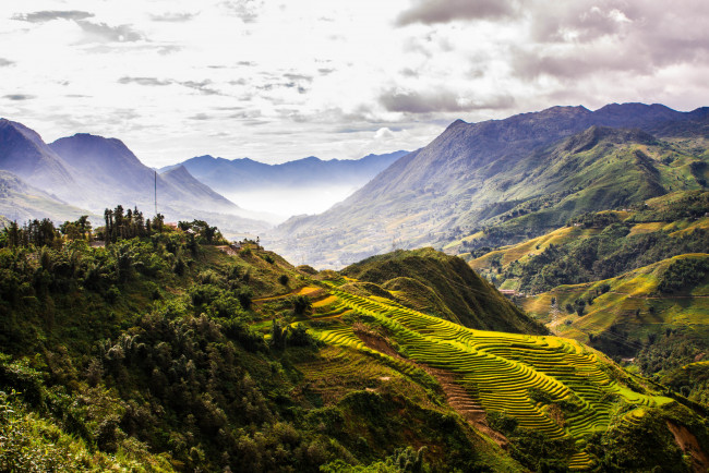 Обои картинки фото природа, горы, простор