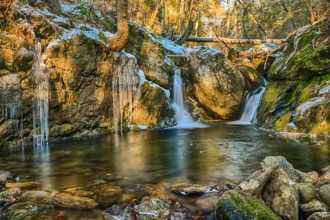 Обои картинки фото природа, водопады, простор