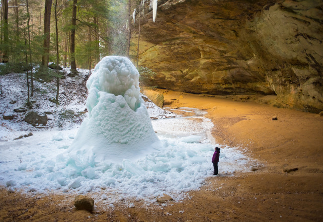 Обои картинки фото природа, зима, простор