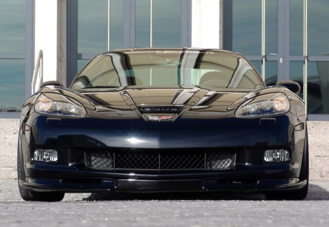 Обои картинки фото geiger corvette z06 black edition 2008, автомобили, corvette, 2008, edition, black, z06, geiger