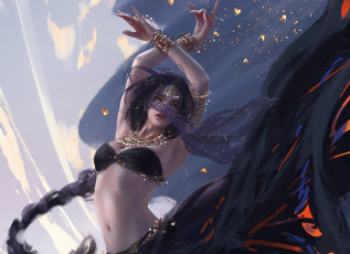 Картинка фэнтези _ghost+blade+ +призрачный+клинок wlop