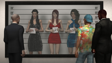 Картинка 3д+графика люди+ people фон взгляд девушки