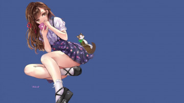 Картинка аниме животные +существа секси девушка