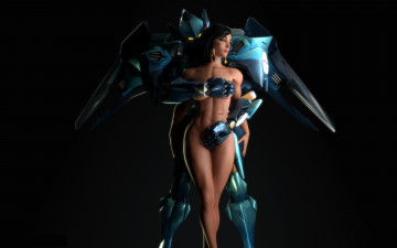 Картинка 3д+графика фантазия+ fantasy девушка фон взгляд