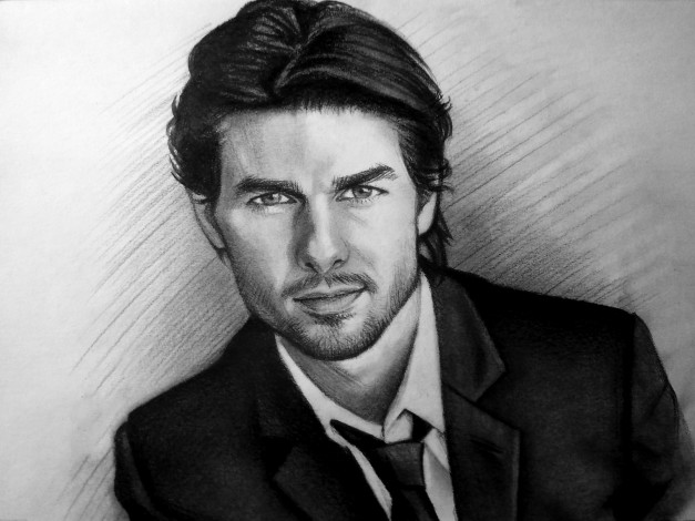 Обои картинки фото рисованное, люди, фон, мужчина, взгляд