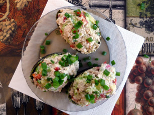 Картинка еда салаты +закуски фаршированный авокада закуска