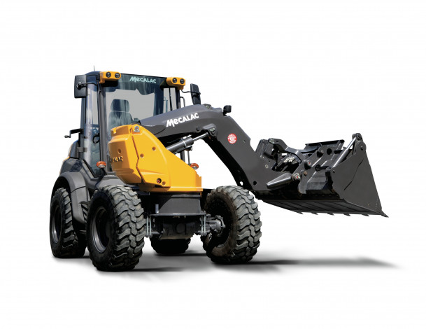 Обои картинки фото mecalac as 900, техника, фронтальные погрузчики, mecalac, as, 900, промышленная, предназначенна, для, разных, работ