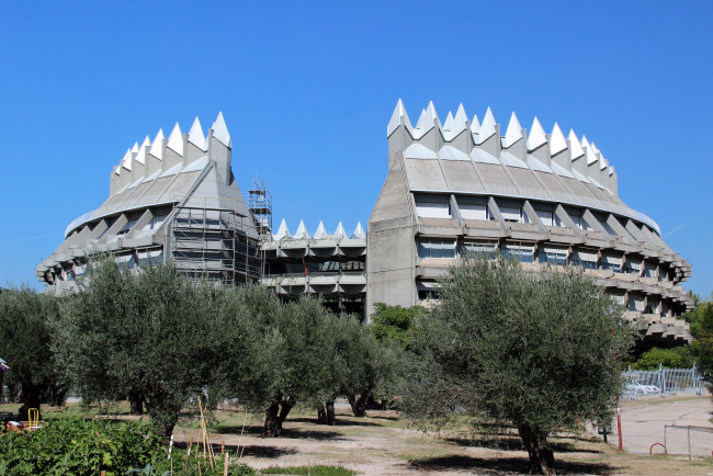 Обои картинки фото города, мадрид , испания, здание, деревья