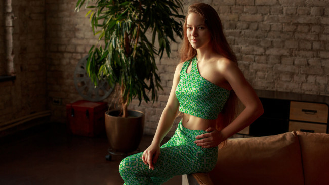 Обои картинки фото девушки, nika flamy, flamy, nika