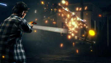 Картинка видео+игры alan+wake`s+american+nightmare мужчина оружие нежить