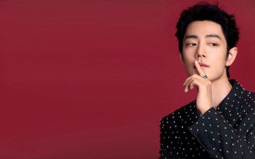 Картинка мужчины xiao+zhan актер лицо рубашка