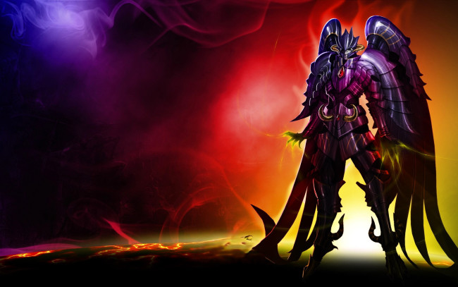 Обои картинки фото видео игры, mummy online, персонаж, крылья, цвета