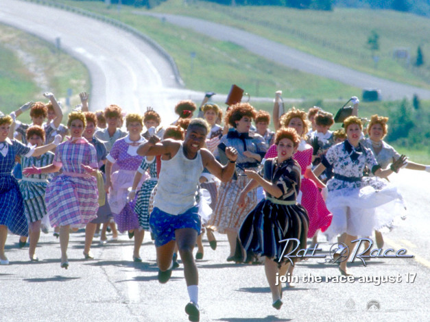 Обои картинки фото крысинная, гонка, кино, фильмы, rat, race