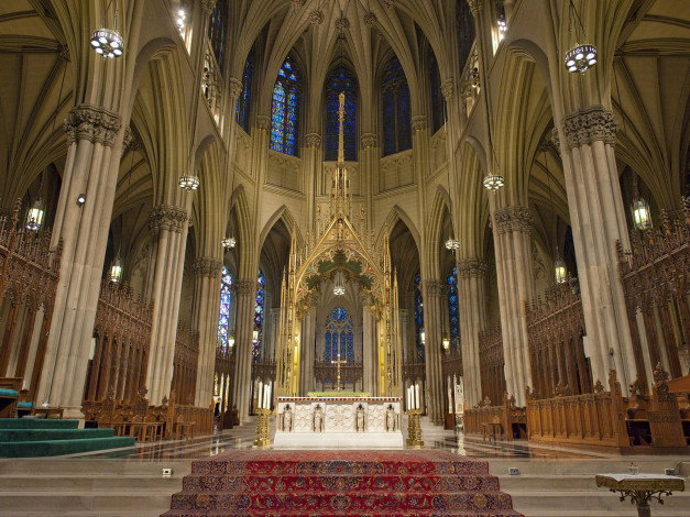 Обои картинки фото интерьер, убранство, роспись, храма