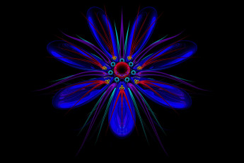 Картинка 3д графика fractal фракталы