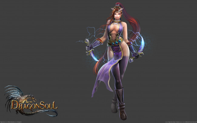 Обои картинки фото dragon, soul, artwork, видео, игры