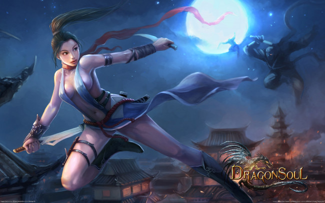 Обои картинки фото dragon, soul, artwork, видео, игры