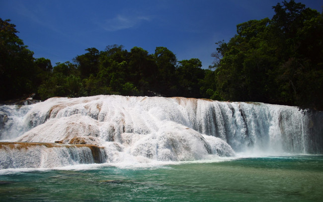 Обои картинки фото природа, водопады