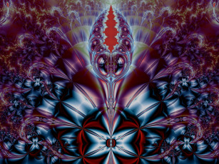 Картинка 3д графика fractal фракталы фон узор цвета