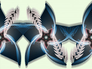 Картинка 3д графика fractal фракталы узор цвета