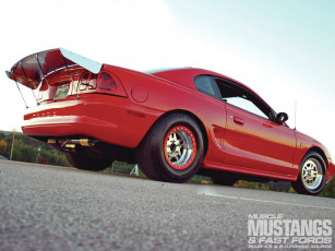 Картинка автомобили hotrod dragster mustang