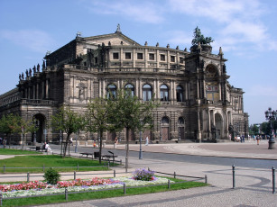 Картинка города дрезден германия semperoper dresden