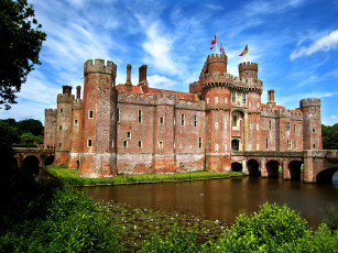 Картинка города дворцы замки крепости herstmonceux castle east sussex