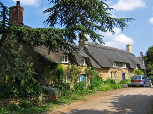 Картинка города здания дома великобритания глостершир