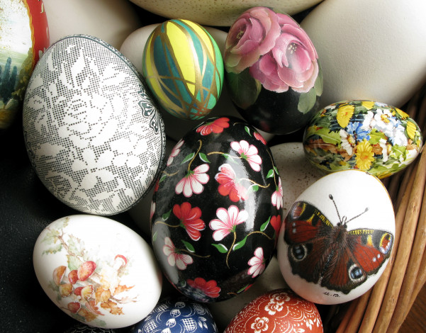 Обои картинки фото праздничные, пасха, яйца