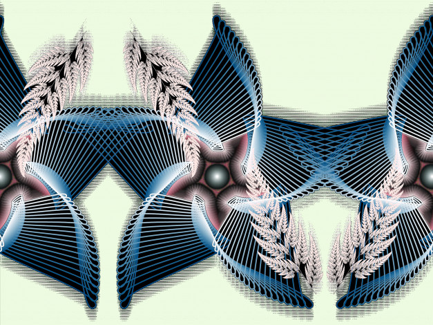 Обои картинки фото 3д, графика, fractal, фракталы, узор, цвета