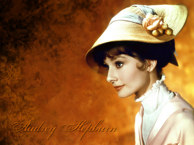 Обои картинки фото my, fair, lady, кино, фильмы, шляпа, audrey, hepburn