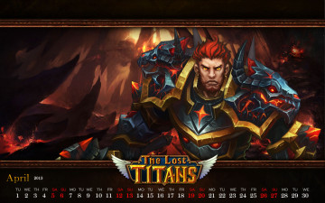 Картинка календари видеоигры воин титан шрам