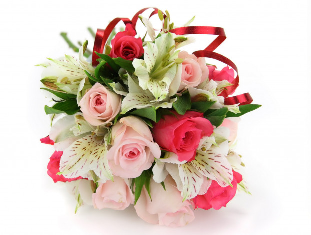 Обои картинки фото цветы, букеты, композиции, букет, роза