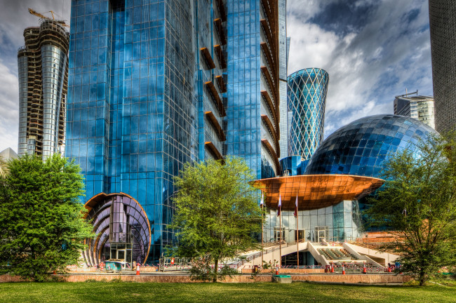 Обои картинки фото города, здания, дома, доха, катар