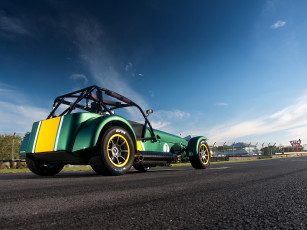 обоя caterham r600, автомобили, caterham, трасса, спорткар